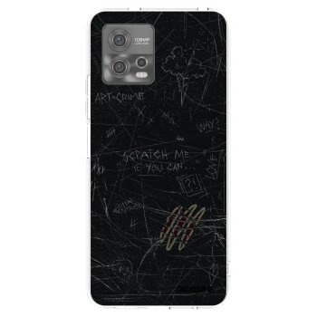 Picasee silikonska prozirna maskica za Motorola Moto G72 - SCRATCH