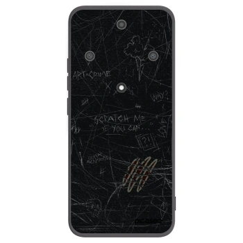 Picasee crna silikonska maskica za Honor Magic5 Lite 5G - SCRATCH