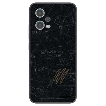 Picasee crna silikonska maskica za Xiaomi Redmi Note 12 5G - SCRATCH