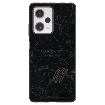 Picasee crna silikonska maskica za Xiaomi Redmi Note 12 Pro+ 5G - SCRATCH