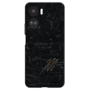 Picasee crna silikonska maskica za Honor 90 Lite 5G - SCRATCH