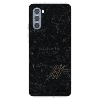 Picasee silikonska prozirna maskica za Motorola Moto G62 - SCRATCH