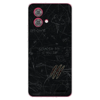 Picasee silikonska prozirna maskica za Motorola Moto G84 5G - SCRATCH