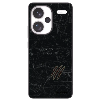 Picasee crna silikonska maskica za Xiaomi Redmi Note 13 Pro+ 5G - SCRATCH