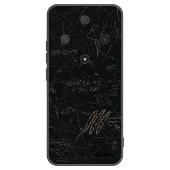 Picasee crna silikonska maskica za Honor Magic6 Lite 5G - SCRATCH