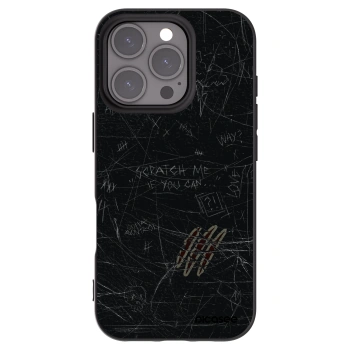 Picasee crna silikonska maskica za Apple iPhone 16 Pro - SCRATCH