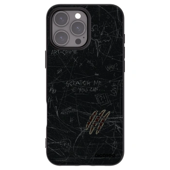 Picasee crna silikonska maskica za Apple iPhone 16 Pro Max - SCRATCH