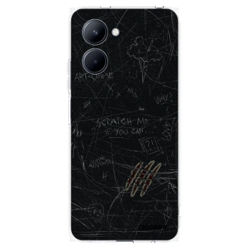 Picasee silikonska prozirna maskica za Realme C33 (2023) - SCRATCH