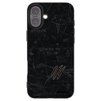 Picasee crna silikonska maskica za Apple iPhone 16 Plus - SCRATCH