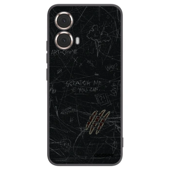 Picasee crna silikonska maskica za Motorola Moto G85 - SCRATCH