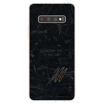 Picasee silikonska prozirna maskica za Samsung Galaxy S10 Plus G975 - SCRATCH