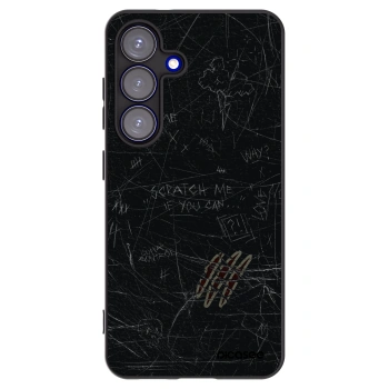 Picasee crna silikonska maskica za Samsung Galaxy S25 5G - SCRATCH