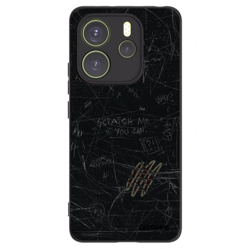 Picasee crna silikonska maskica za Xiaomi Redmi Note 14 4G - SCRATCH
