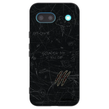 Picasee crna silikonska maskica za Google Pixel 8a - SCRATCH