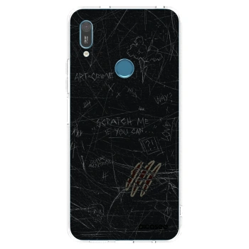 Picasee silikonska prozirna maskica za Huawei Y6 2019 - SCRATCH