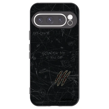 Picasee crna silikonska maskica za Google Pixel 9 Pro XL - SCRATCH