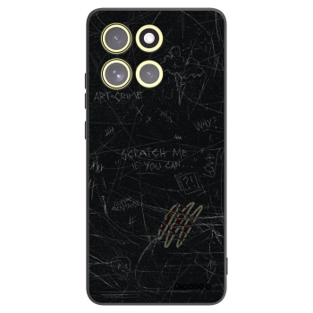 Picasee crna silikonska maskica za Motorola Moto G86 5G - SCRATCH