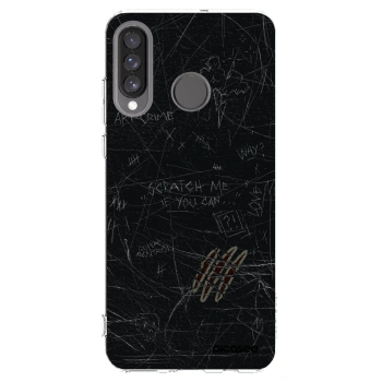 Picasee silikonska prozirna maskica za Huawei P30 Lite - SCRATCH
