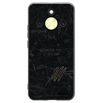 Picasee crna silikonska maskica za Honor Magic8 Lite 5G - SCRATCH