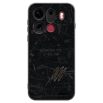 Picasee crna silikonska maskica za OPPO Find X9 Pro - SCRATCH