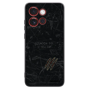 Picasee crna silikonska maskica za Motorola Edge 60 Neo 5G - SCRATCH