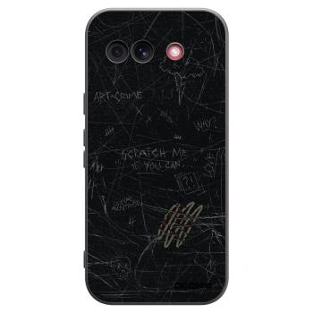Picasee crna silikonska maskica za Google Pixel 10a - SCRATCH