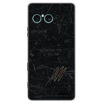 Picasee crna silikonska maskica za Sony Xperia 10 VII - SCRATCH