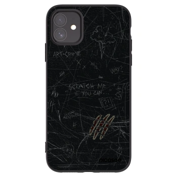 Picasee crna silikonska maskica za Apple iPhone 11 - SCRATCH