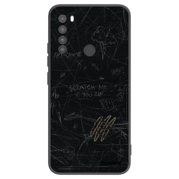 Picasee crna silikonska maskica za Xiaomi Redmi Note 8 - SCRATCH