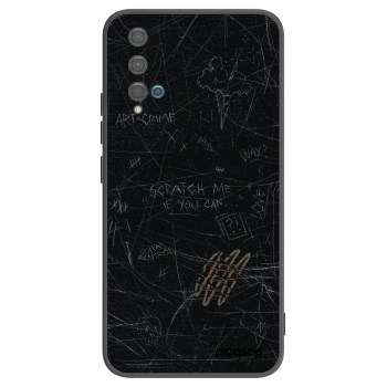 Picasee crna silikonska maskica za Huawei Nova 5T - SCRATCH