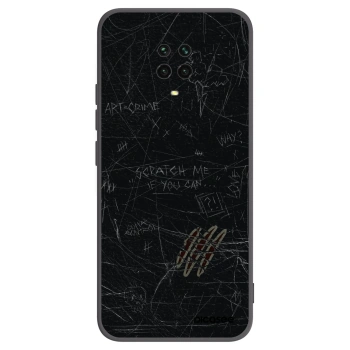 Picasee crna silikonska maskica za Xiaomi Redmi Note 9 Pro - SCRATCH