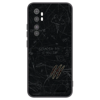 Picasee crna silikonska maskica za Xiaomi Mi Note 10 Lite - SCRATCH