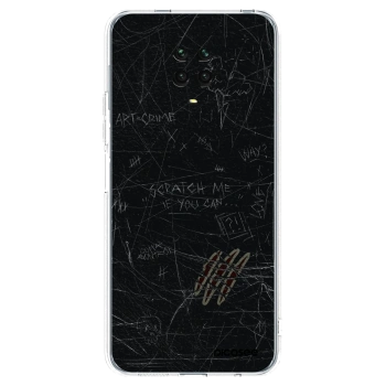 Picasee silikonska prozirna maskica za Xiaomi Redmi Note 9S - SCRATCH
