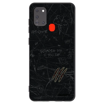 Picasee crna silikonska maskica za Samsung Galaxy A21s - SCRATCH