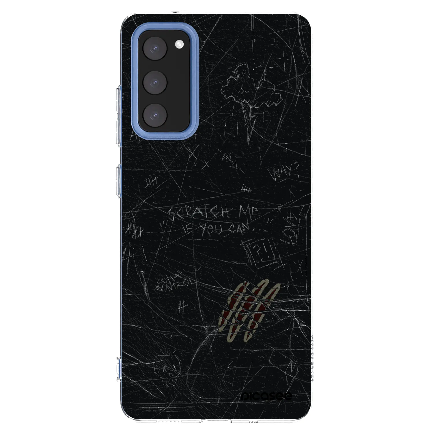 Picasee silikonska prozirna maskica za Samsung Galaxy S20 FE - SCRATCH