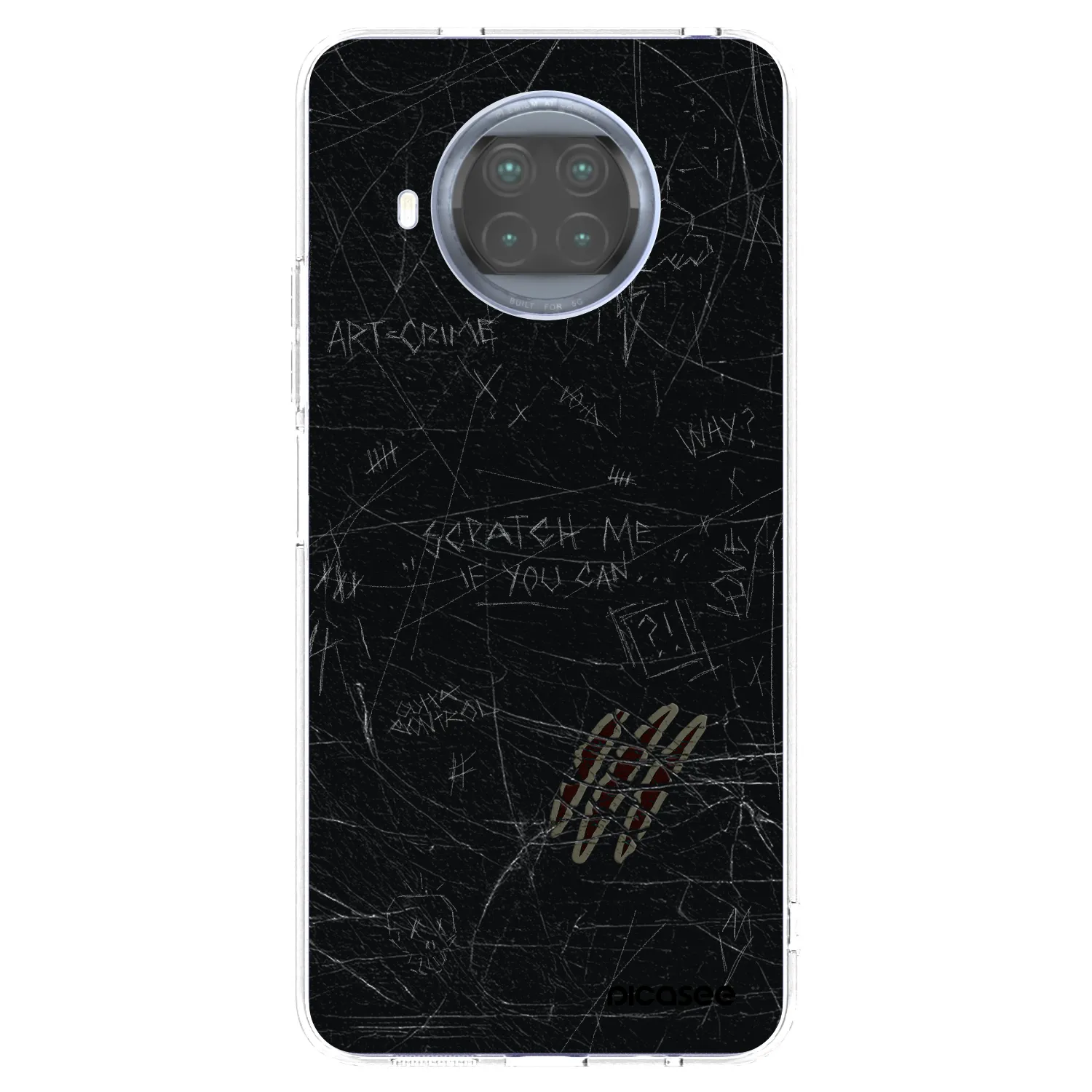 Picasee silikonska prozirna maskica za Xiaomi Mi 10T Lite - SCRATCH