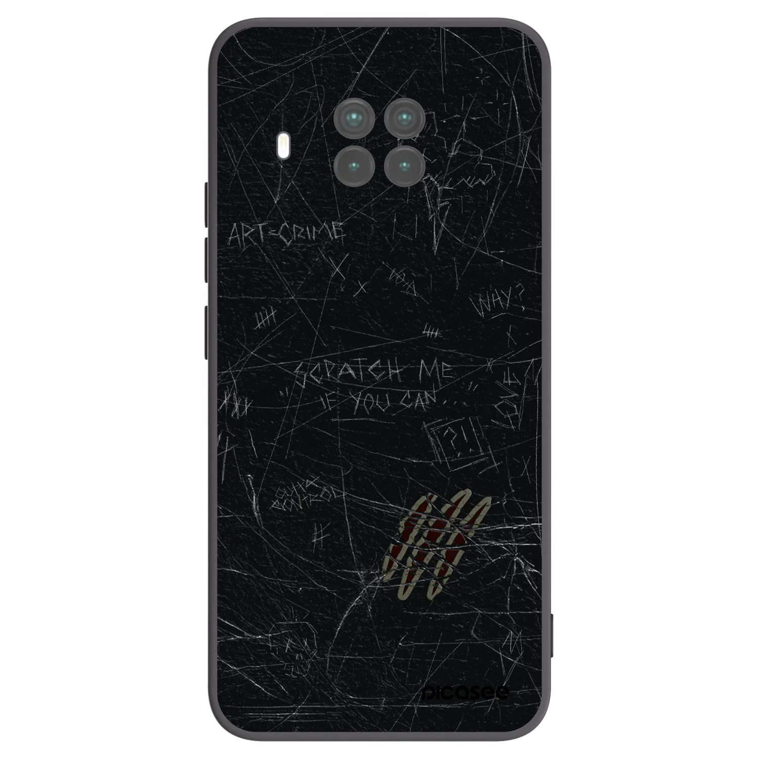 Picasee crna silikonska maskica za Xiaomi Mi 10T Lite - SCRATCH