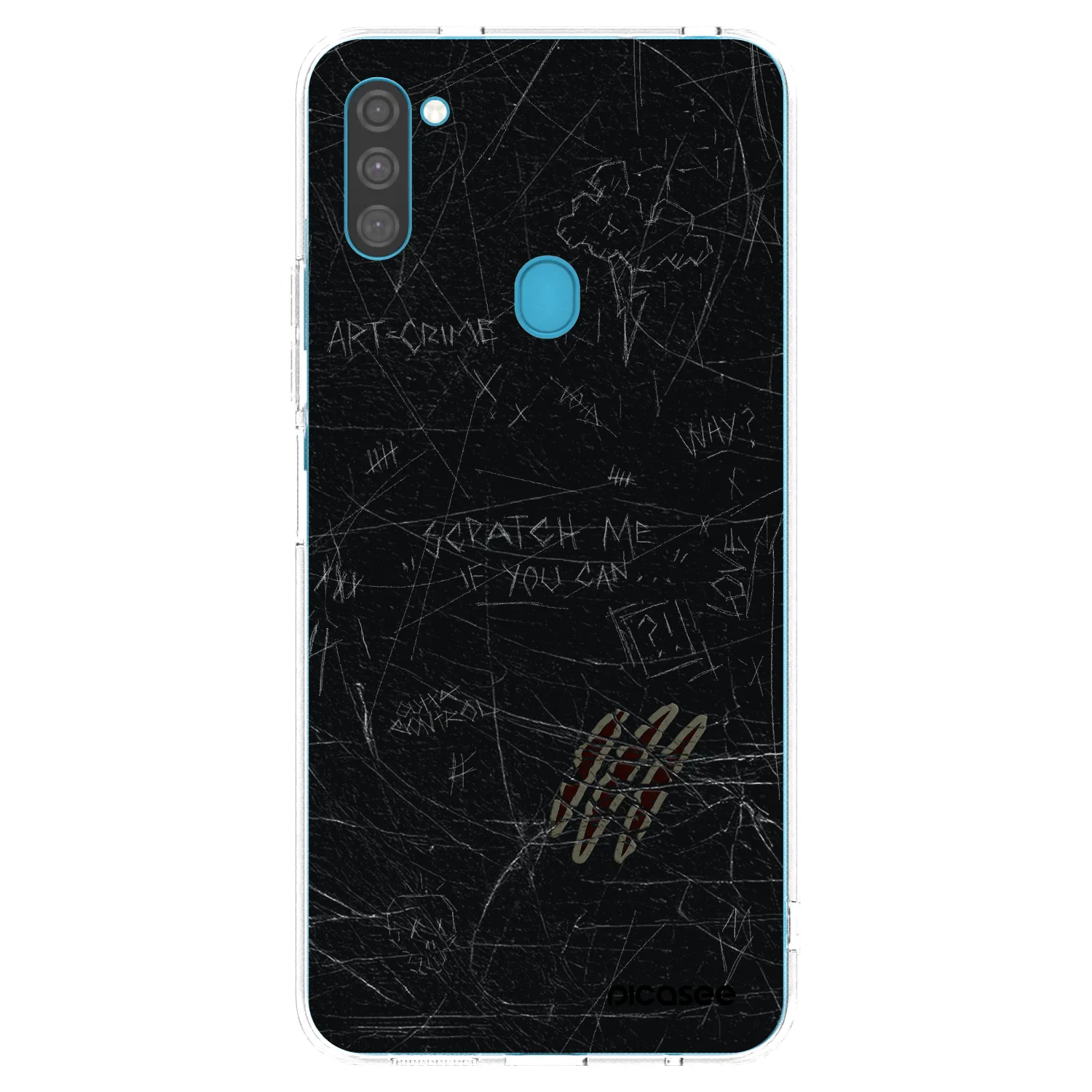 Picasee silikonska prozirna maskica za Samsung Galaxy M11 - SCRATCH