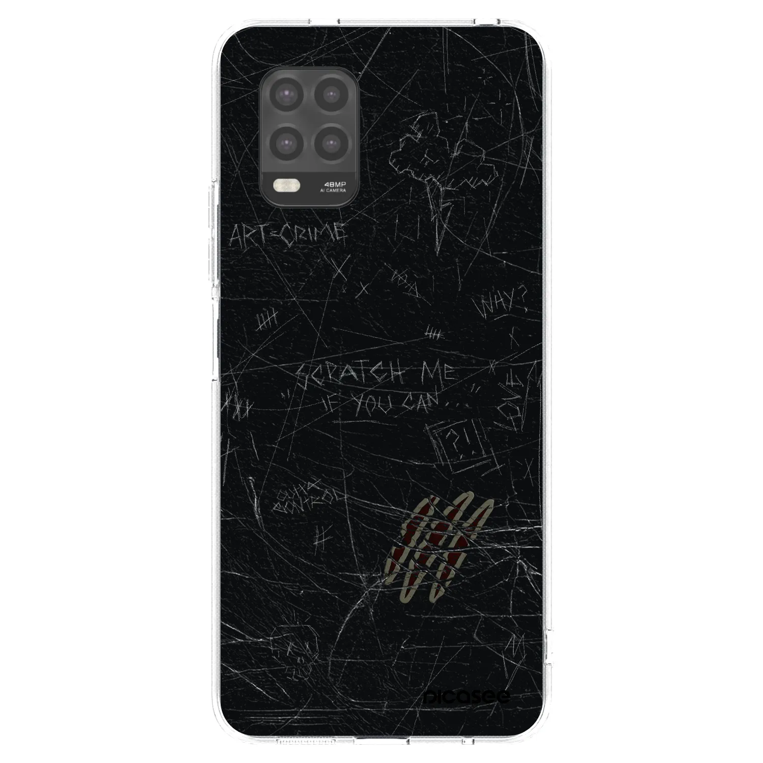 Picasee silikonska prozirna maskica za Xiaomi Mi 10 Lite - SCRATCH