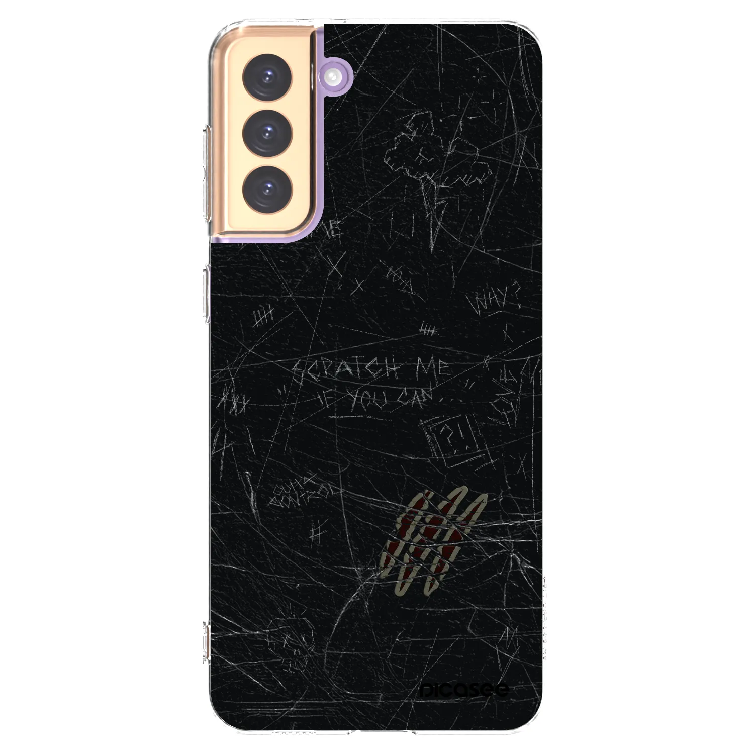 Picasee silikonska prozirna maskica za Samsung Galaxy S21+ 5G G996F - SCRATCH