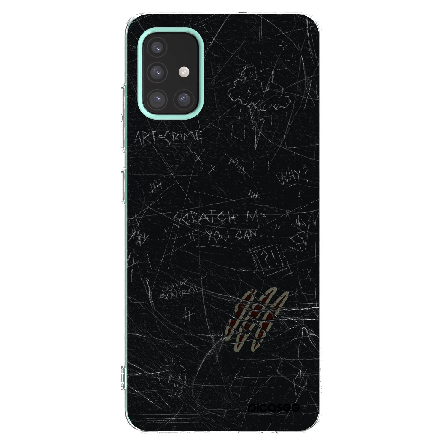 Picasee silikonska prozirna maskica za Samsung Galaxy M31s - SCRATCH