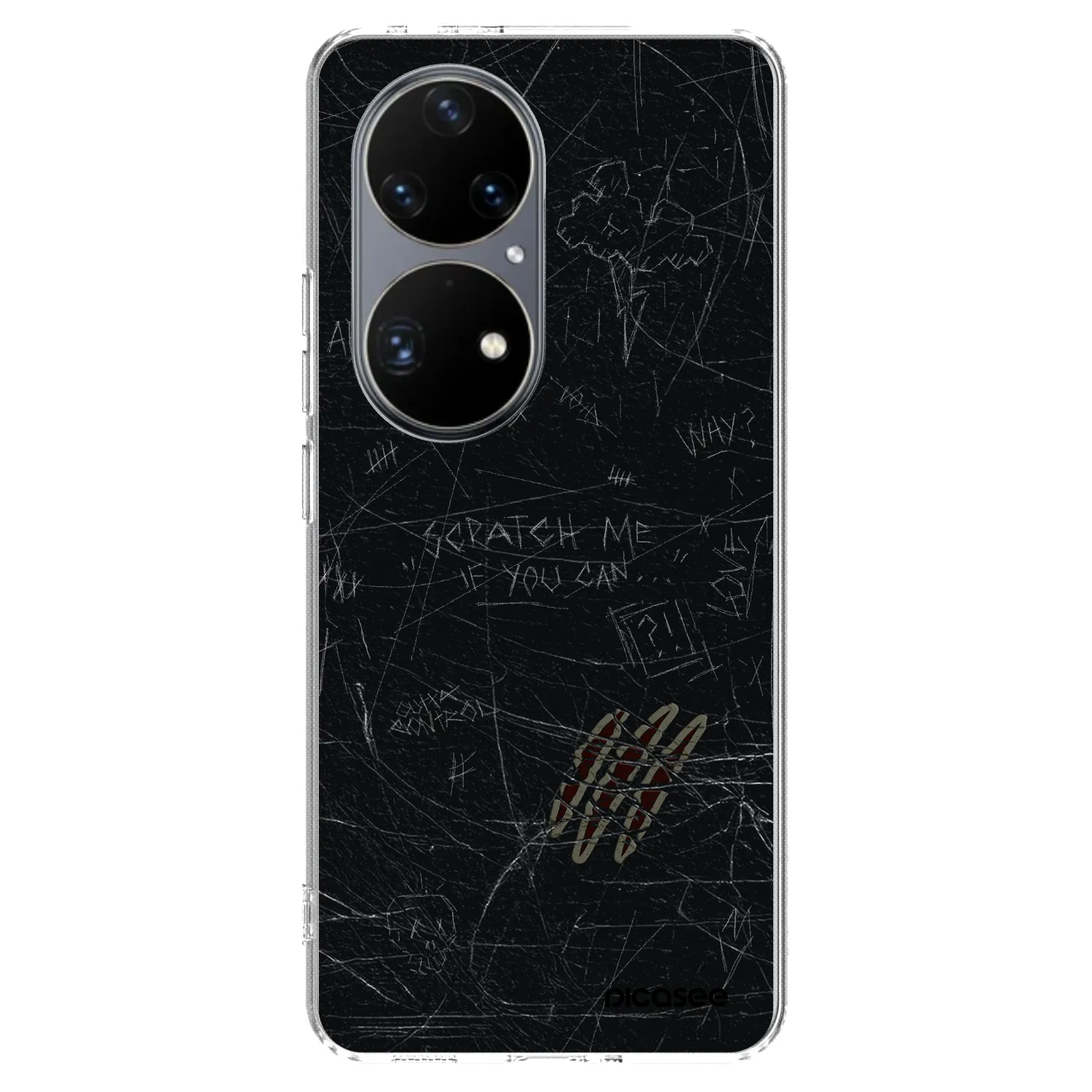Picasee silikonska prozirna maskica za Huawei P50 - SCRATCH