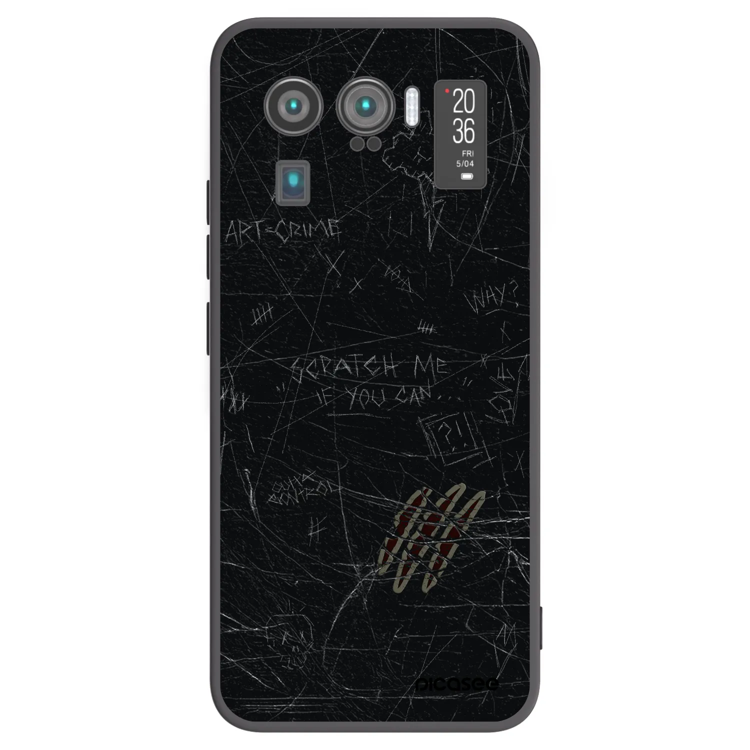 Picasee crna silikonska maskica za Xiaomi Mi 11 Ultra - SCRATCH