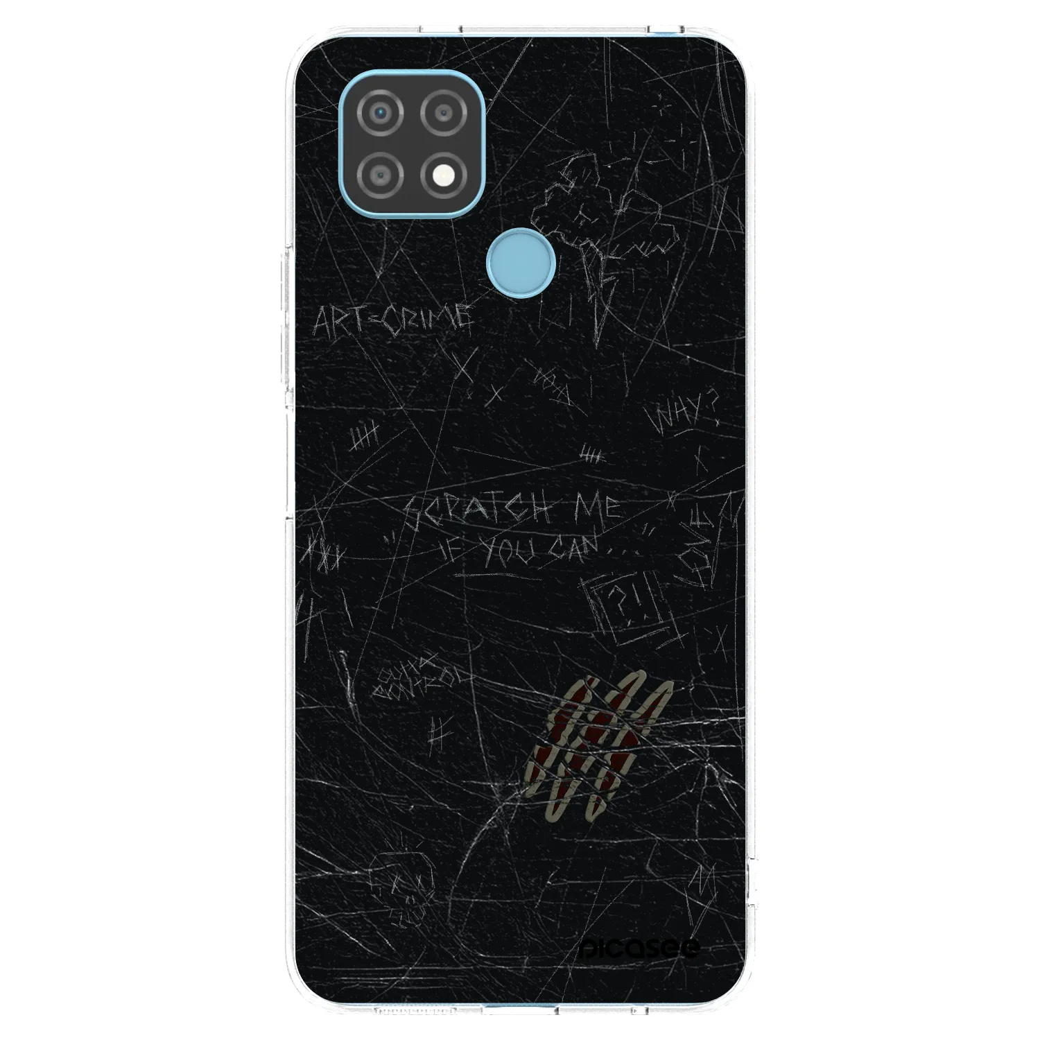 Picasee silikonska prozirna maskica za Realme C21 - SCRATCH