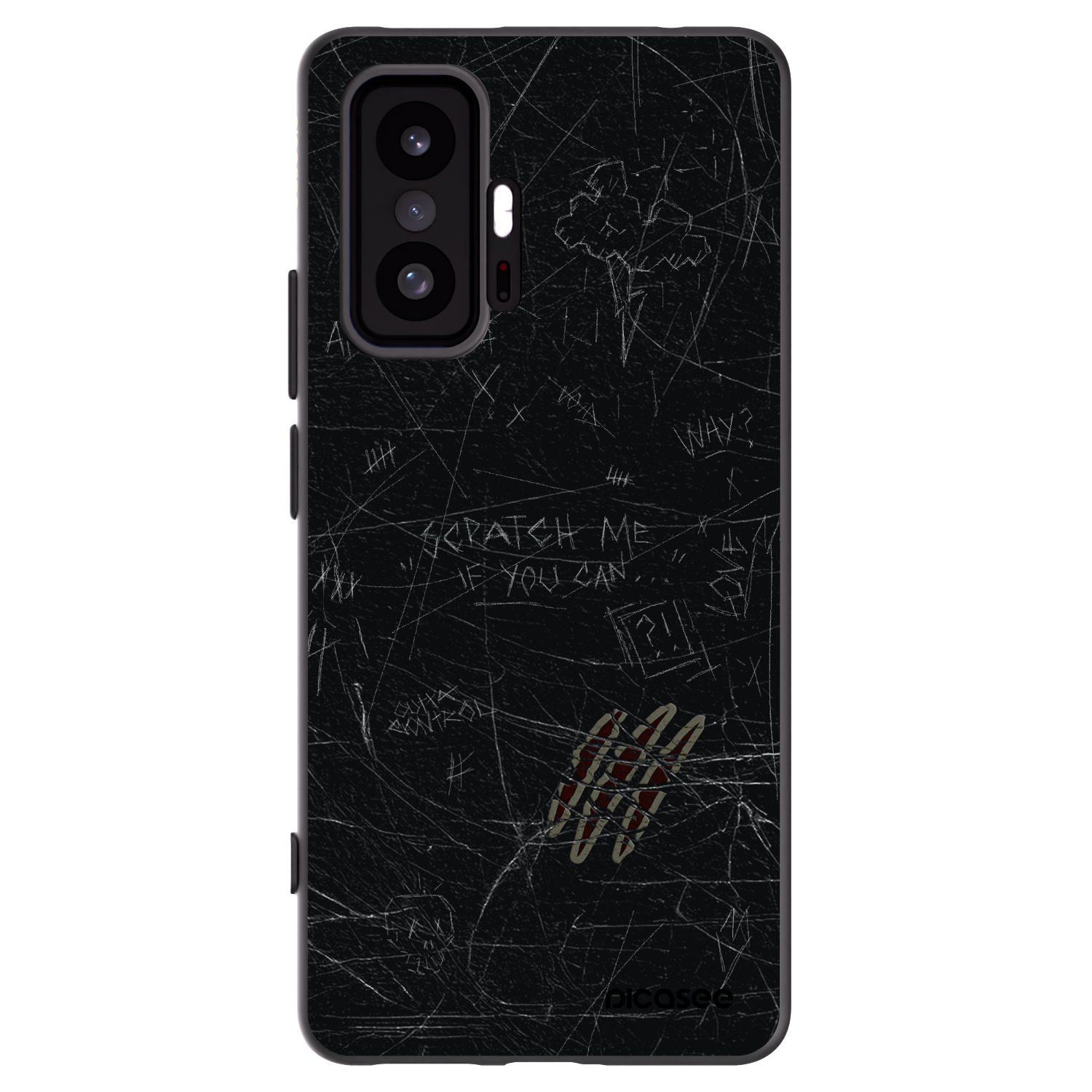 Picasee crna silikonska maskica za Xiaomi 11T Pro - SCRATCH