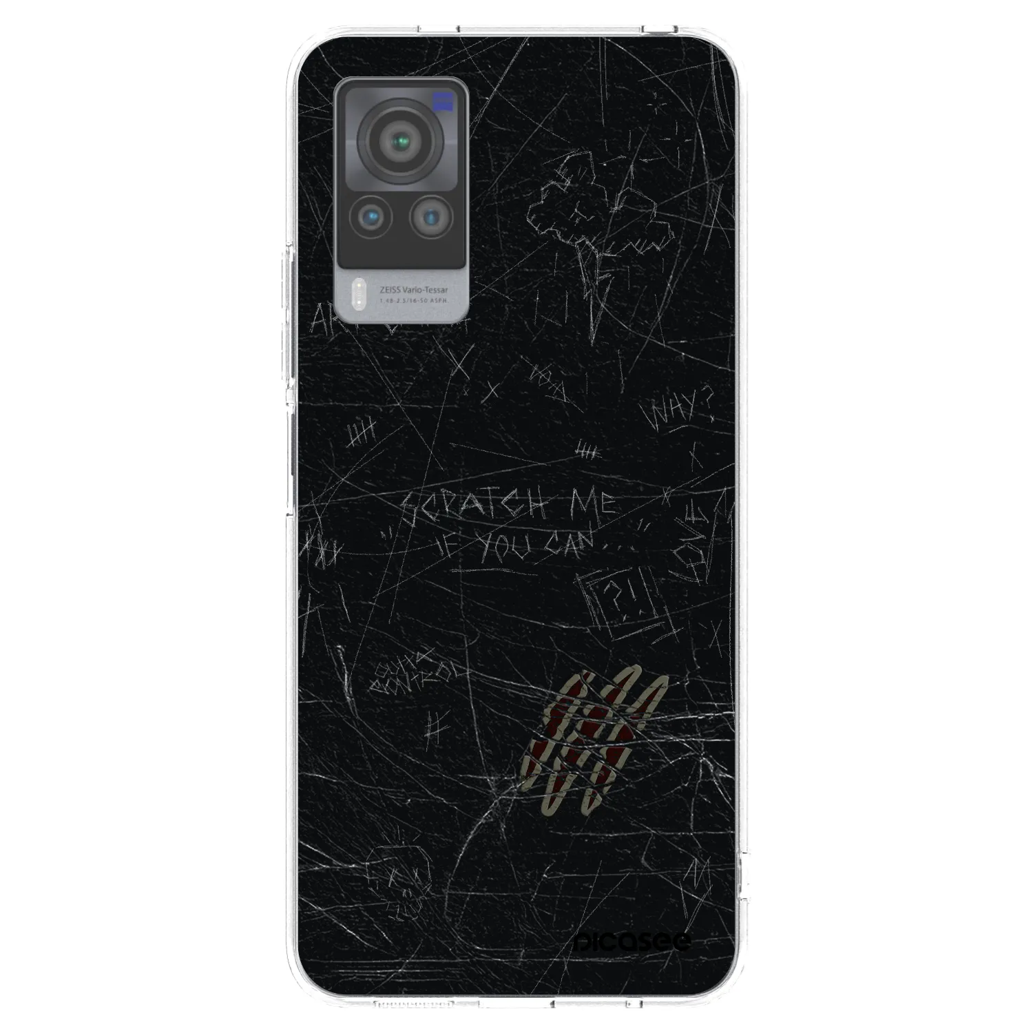 Picasee silikonska prozirna maskica za Vivo X60 Pro 5G - SCRATCH
