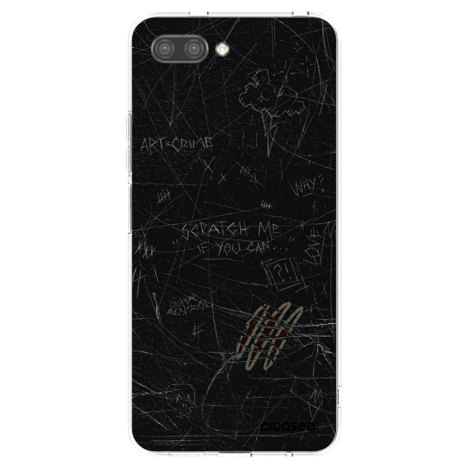 Picasee silikonska prozirna maskica za Honor 10 - SCRATCH