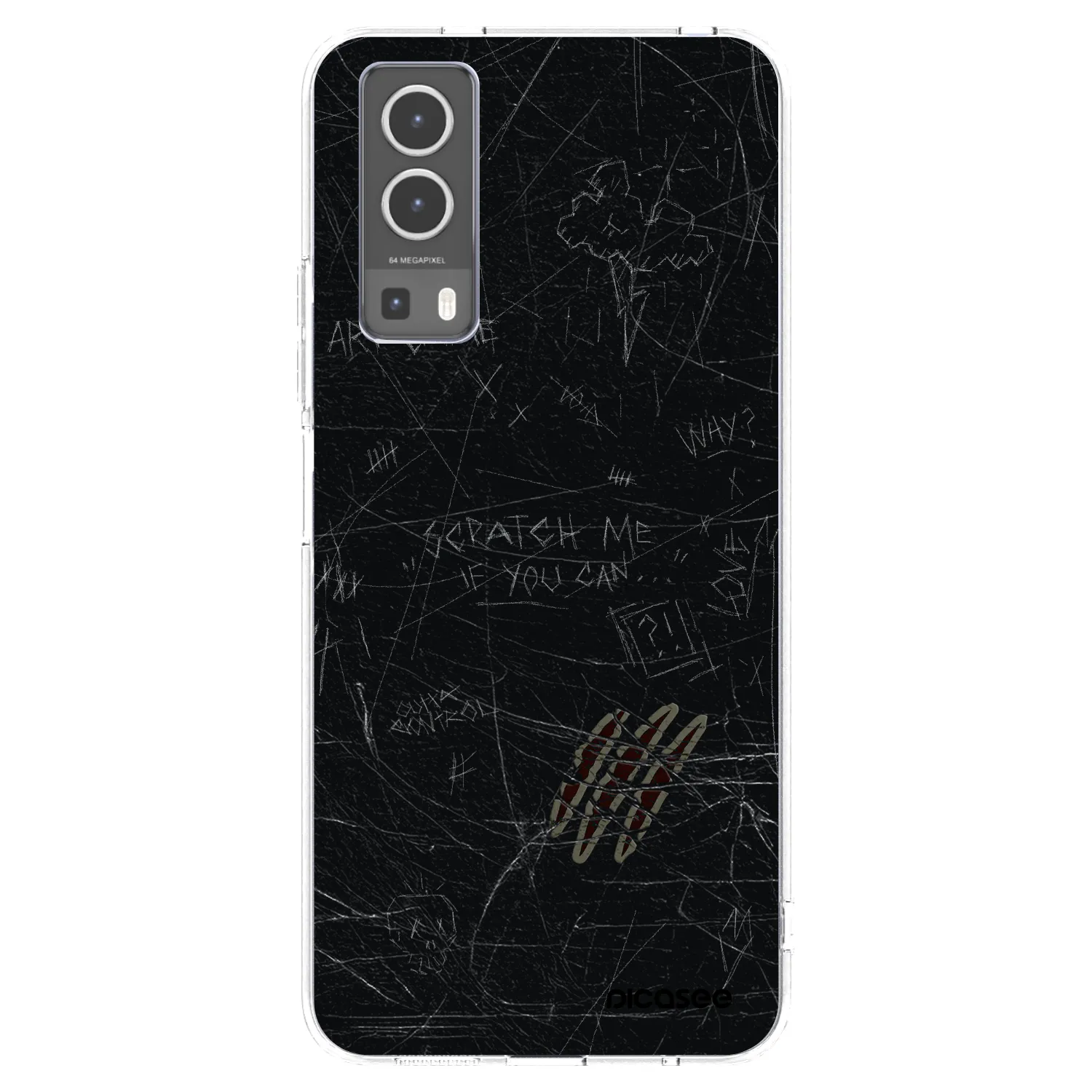 Picasee silikonska prozirna maskica za Vivo Y72 5G - SCRATCH