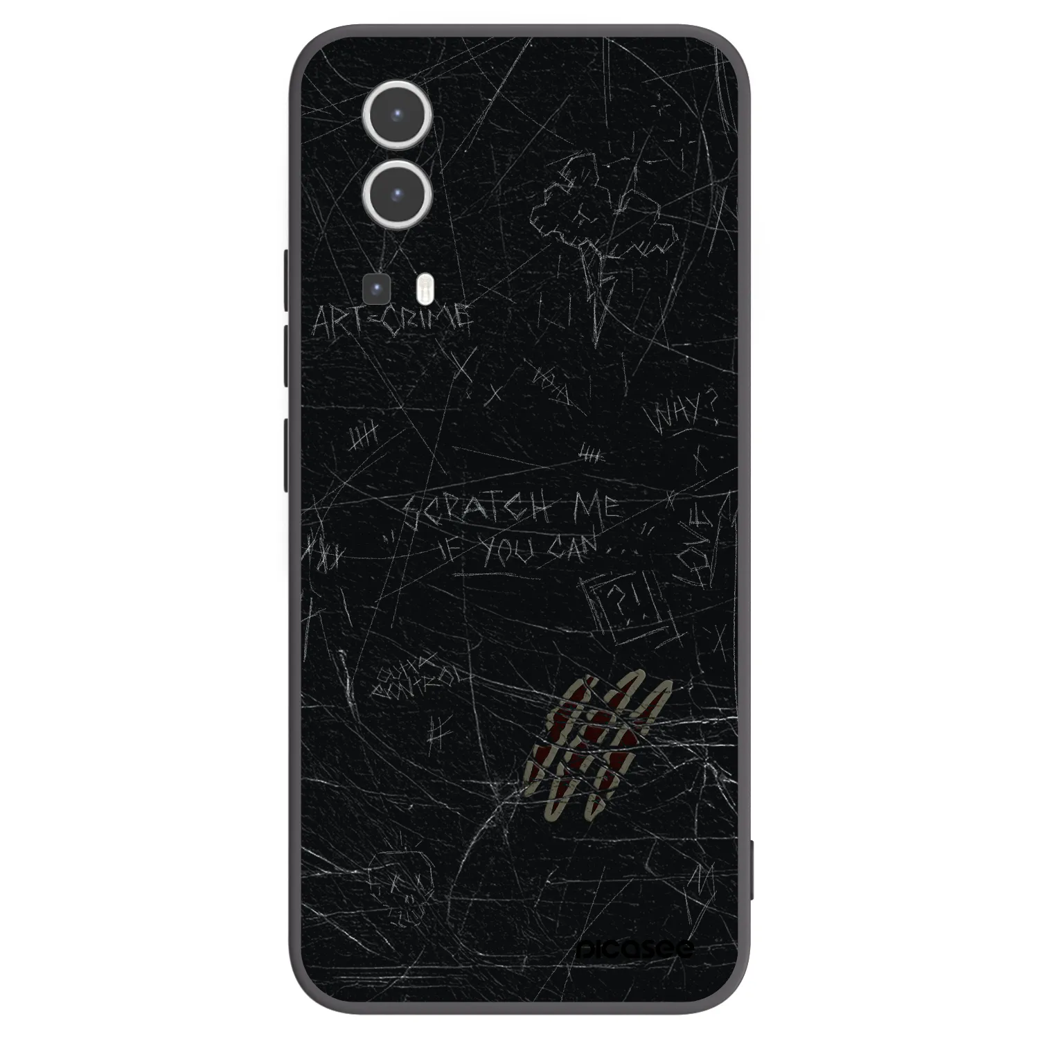 Picasee crna silikonska maskica za Vivo Y72 5G - SCRATCH