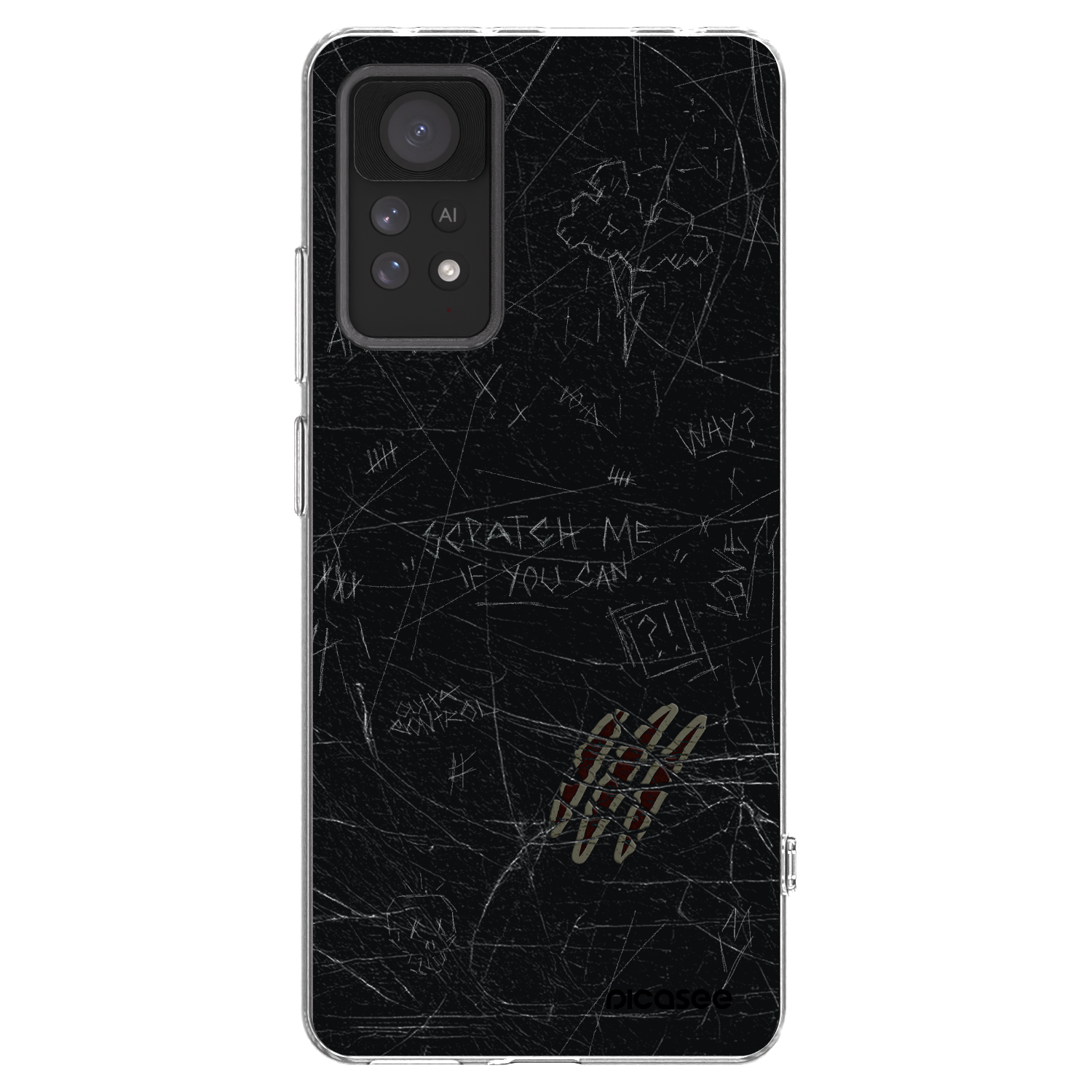 Picasee silikonska prozirna maskica za Xiaomi Redmi Note 11 Pro 5G - SCRATCH